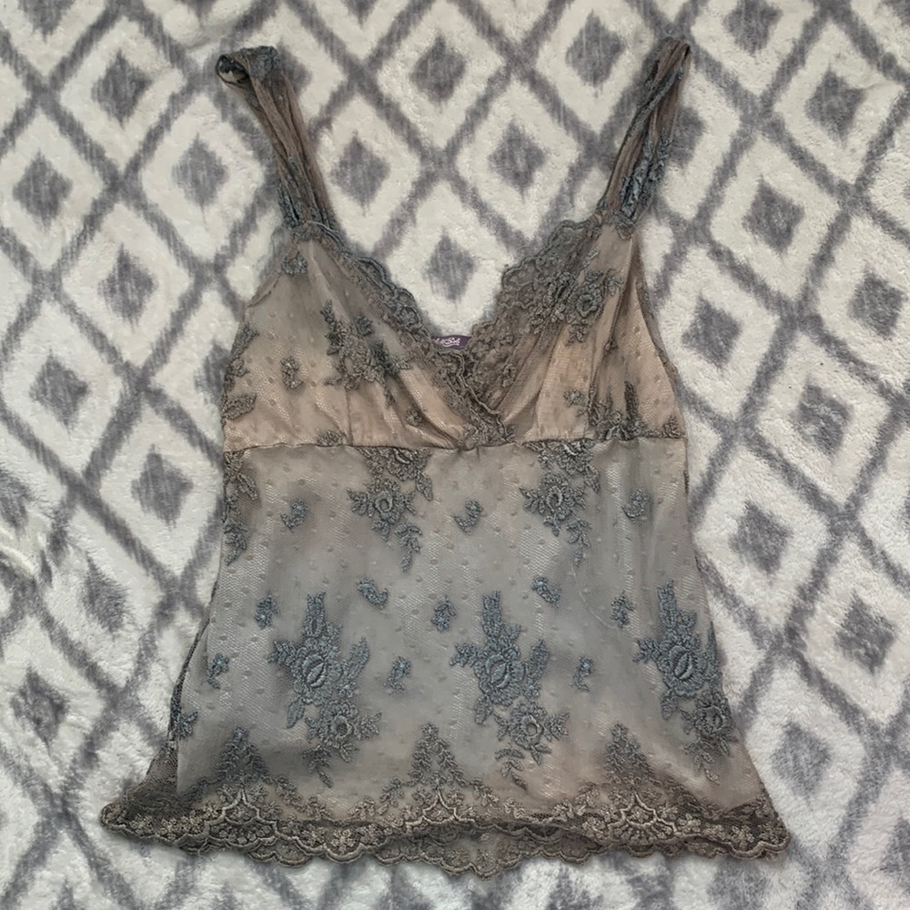 Ombré lacey top